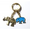 Keychain Gajah dan Badak